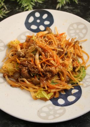簡単！プルコギビーフの野菜炒め-レシピのメイン写真