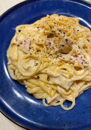 簡単カルボナーラ◯生クリーム未使用-レシピのメイン写真