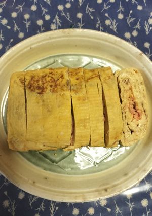 鮭フレークの出汁巻き卵-レシピのメイン写真