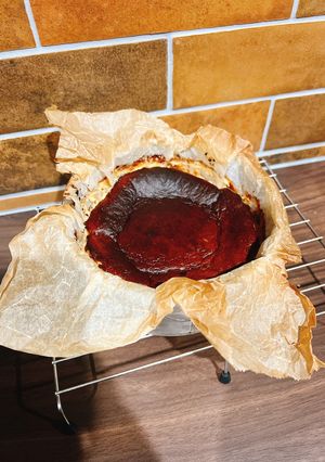 バスクチーズケーキ【材料使い切り】-レシピのメイン写真