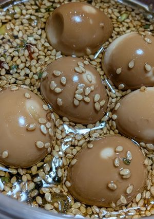 うずらの卵の醤油漬け🥚お弁当等にも❣-レシピのメイン写真