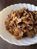 豚肉としめじのしぐれ煮