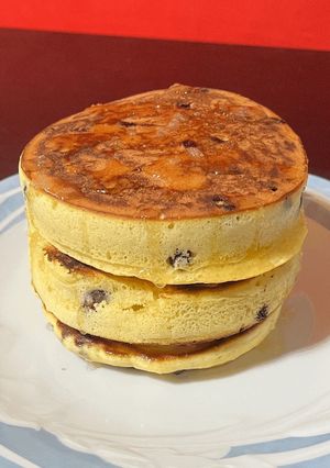 セルクル使って麦チョコホットケーキ-レシピのメイン写真