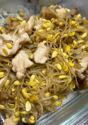 きのこもやしササミの生姜煮＊-レシピのメイン写真
