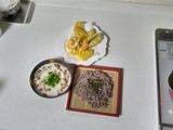 なめこのとろろ♡ざるそばのお供