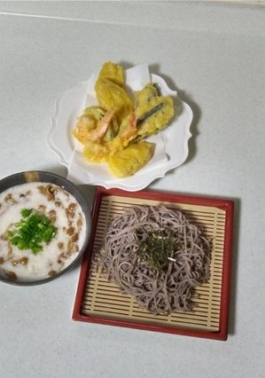 なめこのとろろ♡ざるそばのお供-レシピのメイン写真
