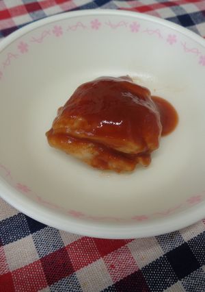 学校給食：鶏肉の赤ワインソース-レシピのメイン写真