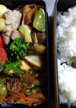 本日のお弁当♪9/5むかごご飯-レシピのメイン写真