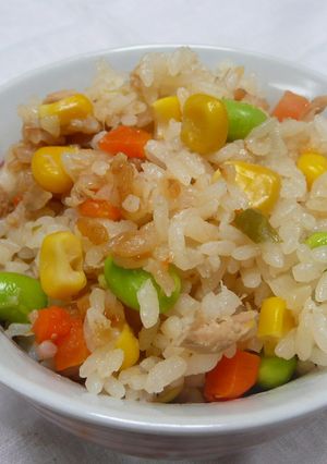 はちみつみそで★包丁いらずな炊き込みご飯-レシピのメイン写真