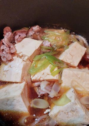 簡単　肉豆腐-レシピのメイン写真