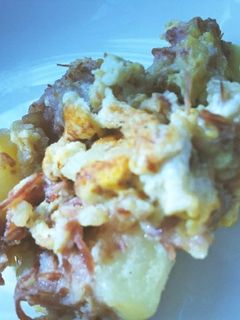 コンビーフポテトの卵炒め-レシピのメイン写真