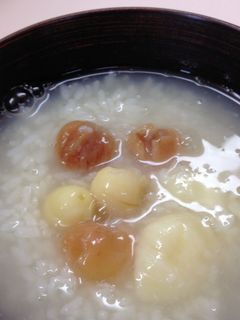 百合・蓮・龍眼のお粥-レシピのメイン写真