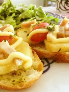 ベーコンポテトのタルティーヌ-レシピのメイン写真