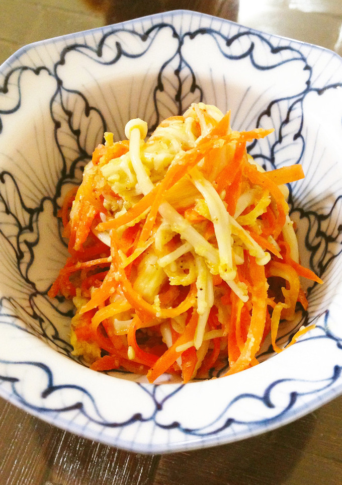 えのきとにんじんの塩麹炒め-レシピのメイン写真