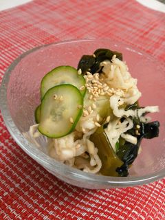 切り干し大根*きゅうり*ワカメの酢の物-レシピのメイン写真