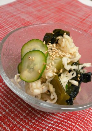 切り干し大根＊きゅうり＊ワカメの酢の物-レシピのメイン写真