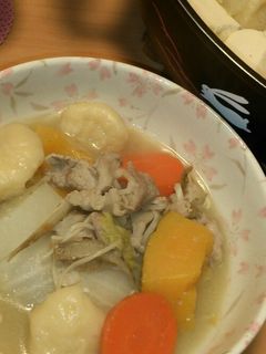 かぼちゃのほうとう風鍋★すいとん入り-レシピのメイン写真