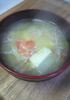カニカマと白菜のスープ-レシピのメイン写真
