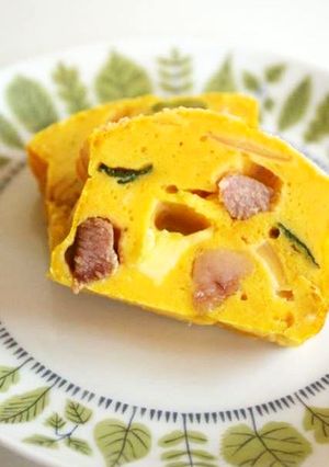 にんじんジュースと季節の野菜のケークサレ-レシピのメイン写真
