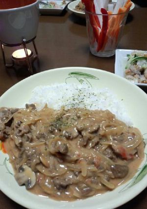 やみつきビーフストロガノフ-レシピのメイン写真