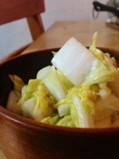 白菜の梅昆布茶漬け。-レシピのメイン写真