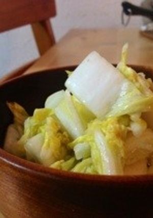 白菜の梅昆布茶漬け。-レシピのメイン写真