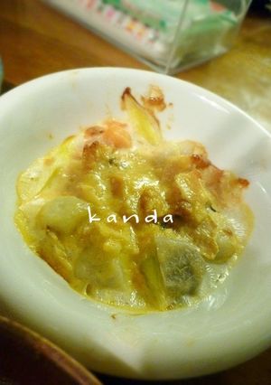 味噌チーズが決め手!和風鮭グラタン♪-レシピのメイン写真