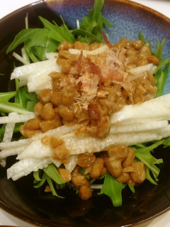 水菜と納豆の簡単サラダ-レシピのメイン写真