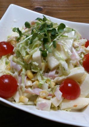 大人気！林檎とチーズのサラダ！-レシピのメイン写真