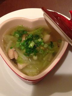 白菜と鶏胸肉のあったかスープ♪♫-レシピのメイン写真