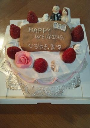 苺のショートケーキ in ウェディング-レシピのメイン写真