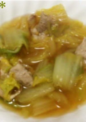 簡単*白菜と豚肉のスープ-レシピのメイン写真