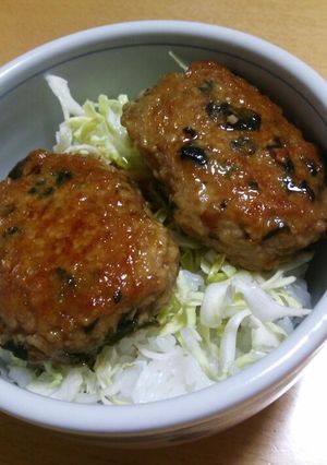 ふっくら♪つくね丼-レシピのメイン写真
