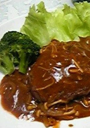 煮込みハンバーグ-レシピのメイン写真