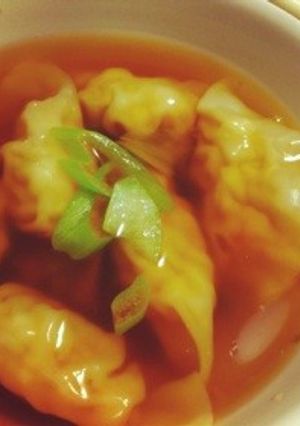 ☆簡単！ぷりぷり海老のスープ餃子☆-レシピのメイン写真