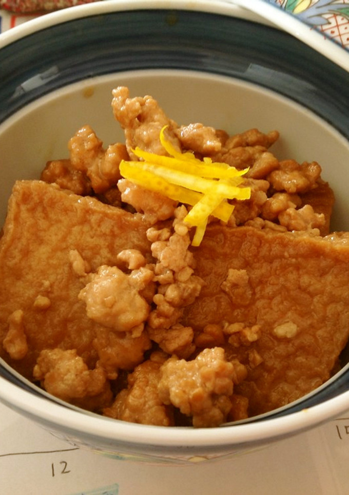 厚揚げと挽き肉の煮物-レシピのメイン写真