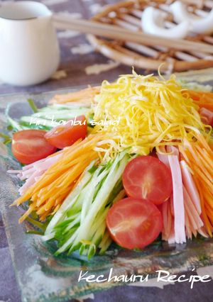 切り昆布と千切り野菜で♪中華風サラダ-レシピのメイン写真