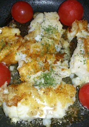 簡単魚のパン粉焼き（サーモン、タラなど）-レシピのメイン写真