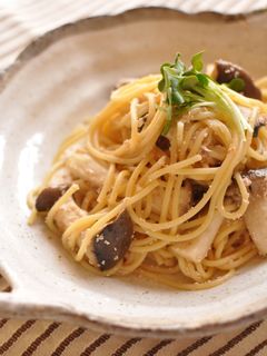 明太子ときのこの和風パスタ-レシピのメイン写真