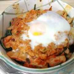 รูปของ トースター焼きビビンバ