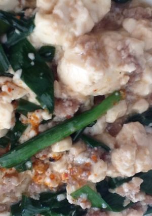 和風ニラ入りマーボ豆腐-レシピのメイン写真