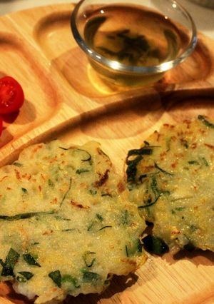 離乳食後期～米粉と白菜のお好み焼き風-レシピのメイン写真