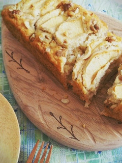 りんごとクルミのケーキ-レシピのメイン写真