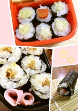 巻きす不要☆お弁当に気軽な海苔巻き-レシピのメイン写真