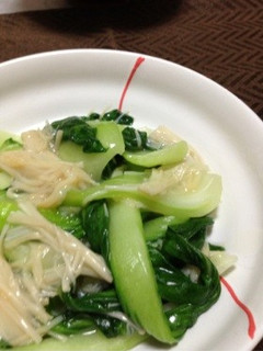 ちんげん菜と帆立貝柱のとろみ炒め-レシピのメイン写真