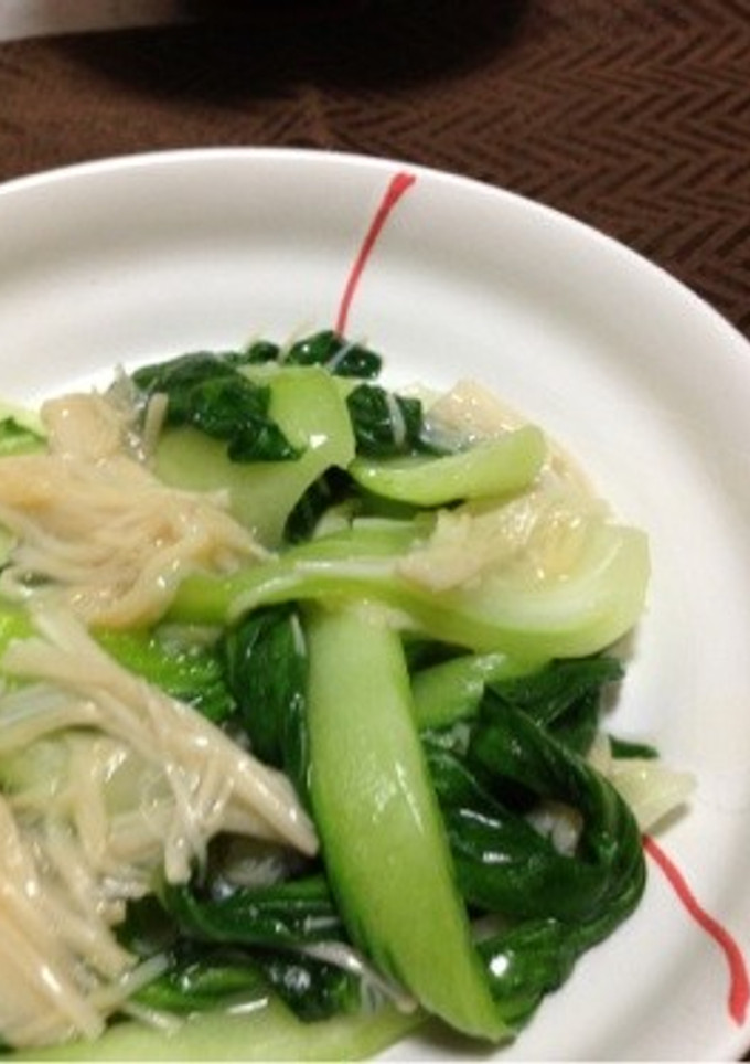 ちんげん菜と帆立貝柱のとろみ炒め-レシピのメイン写真