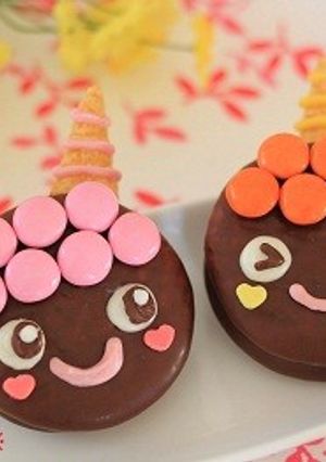 節分★簡単♪鬼チョコスイーツ♪-レシピのメイン写真