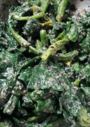 ほうれん草ときな粉のごまあえ-レシピのメイン写真