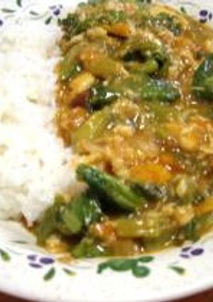 白身魚と青菜のカレー-レシピのメイン写真