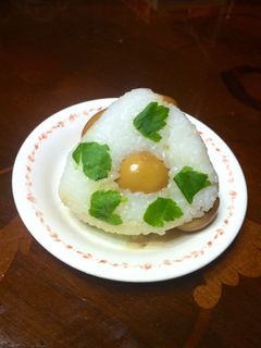 煮卵おにぎり-レシピのメイン写真